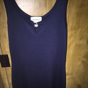 Long Black Currants Dress